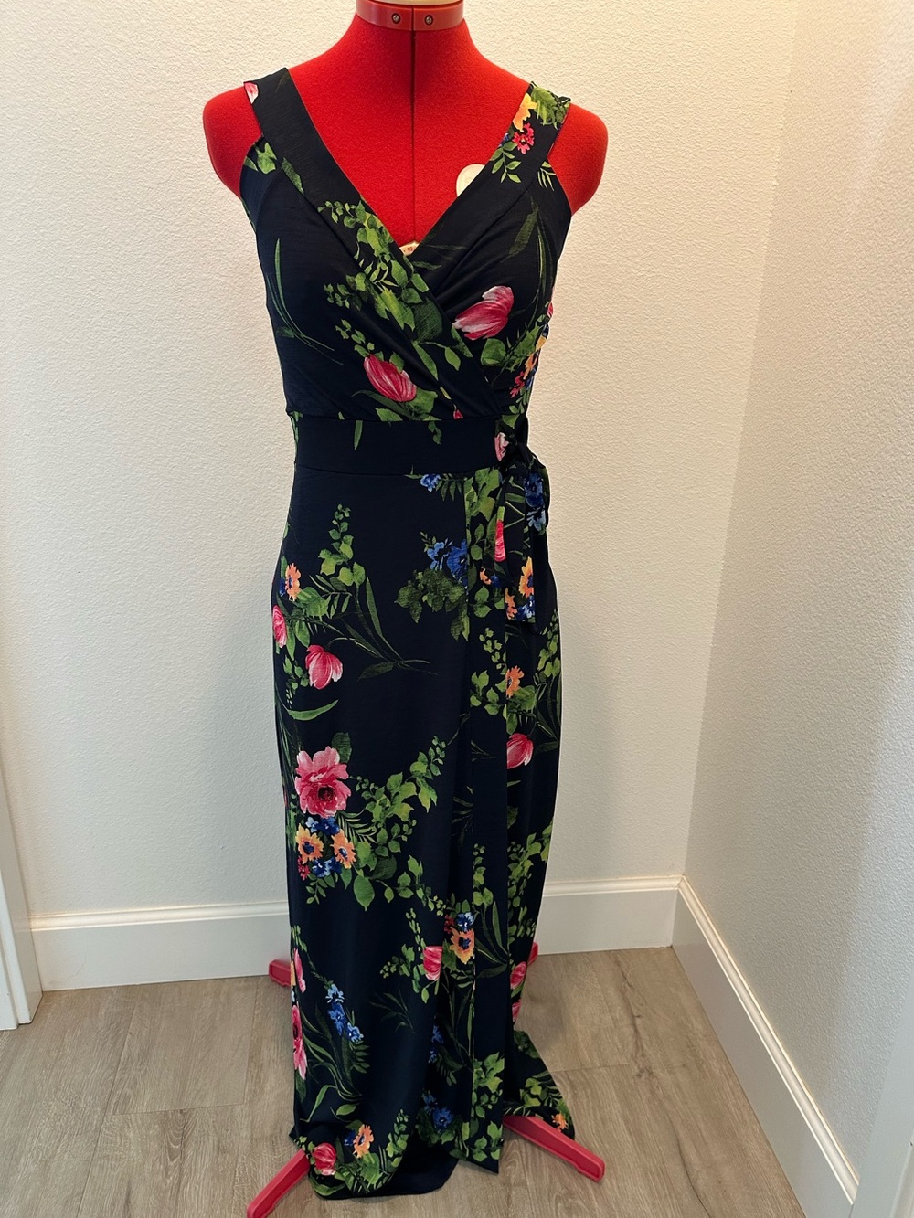 Le Lis Ranada Faux Wrap Knit Maxi Dress - Women's Size Extra Small